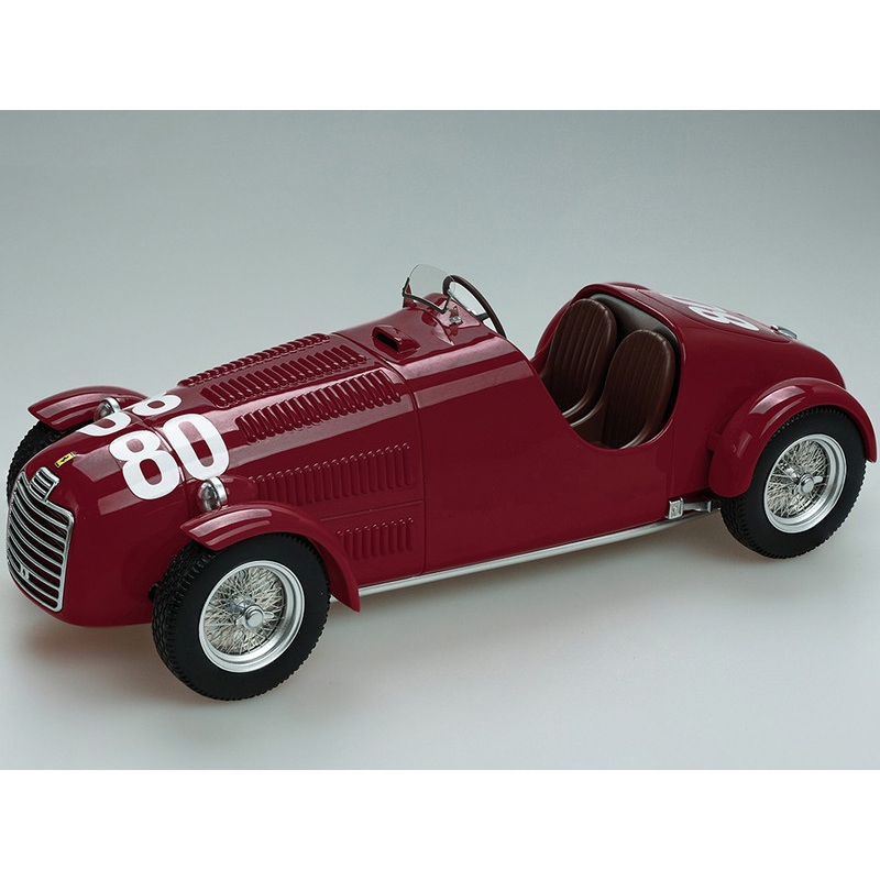 Ferrari 125C #80 Tazio Nuvolari Winner "Circuito Di Parma" (1947) Limited Edition to 90 pieces Worldwide "Mythos Series" 1/18 Model Car by Tecnomodel
