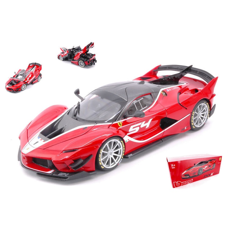FERRARI FXX-K EVOLUZIONE N.54 RED SIGNATURE 1:18