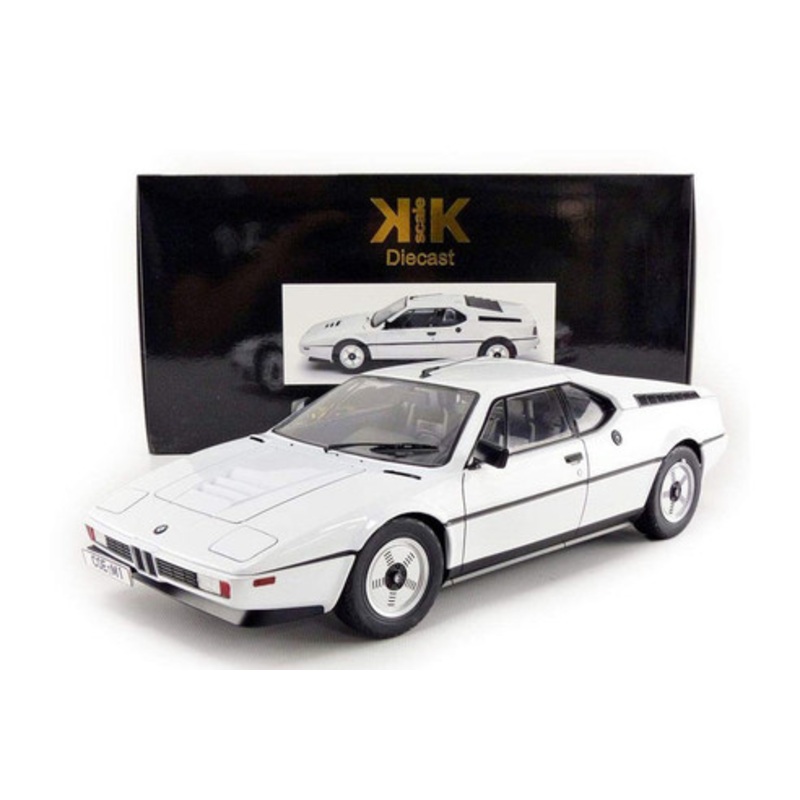 1/12 KK-Scale BMW M1 E26 (White) Diecast Car Model