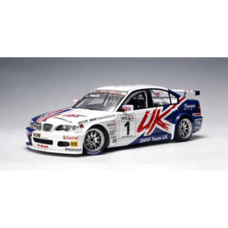 1/18 AUTOart 2005 BMW 320i E46 WTCC #1 A.Priaulks Diecast Car Model 80544