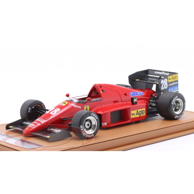 1/18 Tecnomodel 1986 Formula 1 Stefan Johansson Ferrari F1/86 #28 Brazil GP Car Model