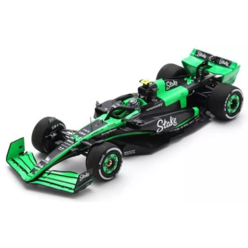 1/43 Spark 2024 Stake F1 Team Kick Sauber C44 No.24 Bahrain GP Zhou Guanyu Car Model