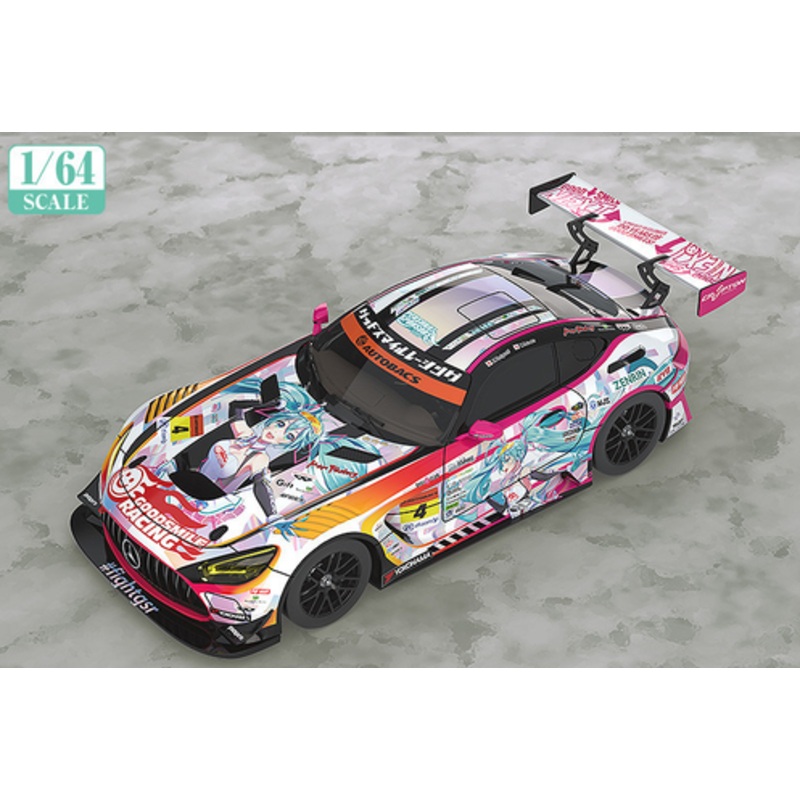 1/64 GoodSmile HATSUNE MIKU AMG 2021 SUPER GT ver Diecast Car Model