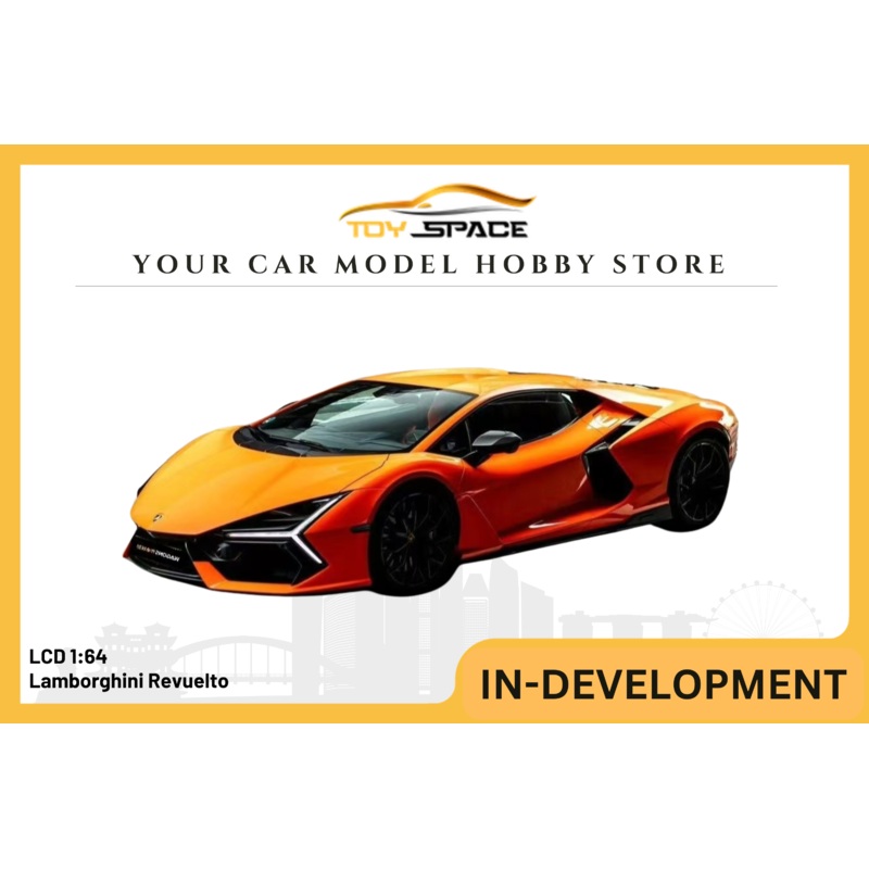 [LCD] 1:64 Lamborghini Revuelto Orange