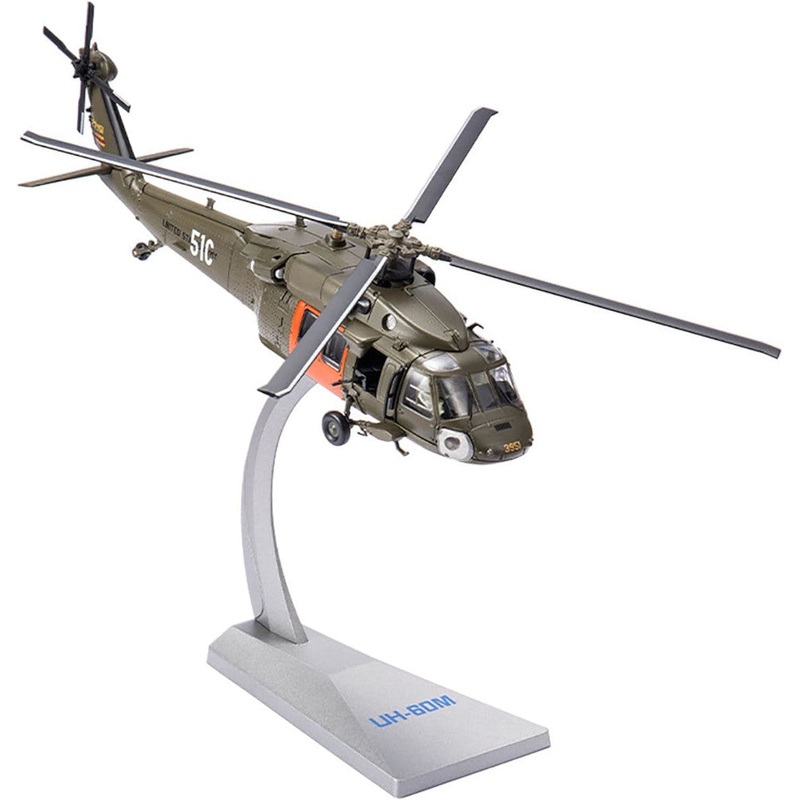Sikorsky UH-60 Blackhawk Black Hawk Medium Helicopter "51C" - US ARMY - 1/72 Scale Diecast Metal Model by Air Force