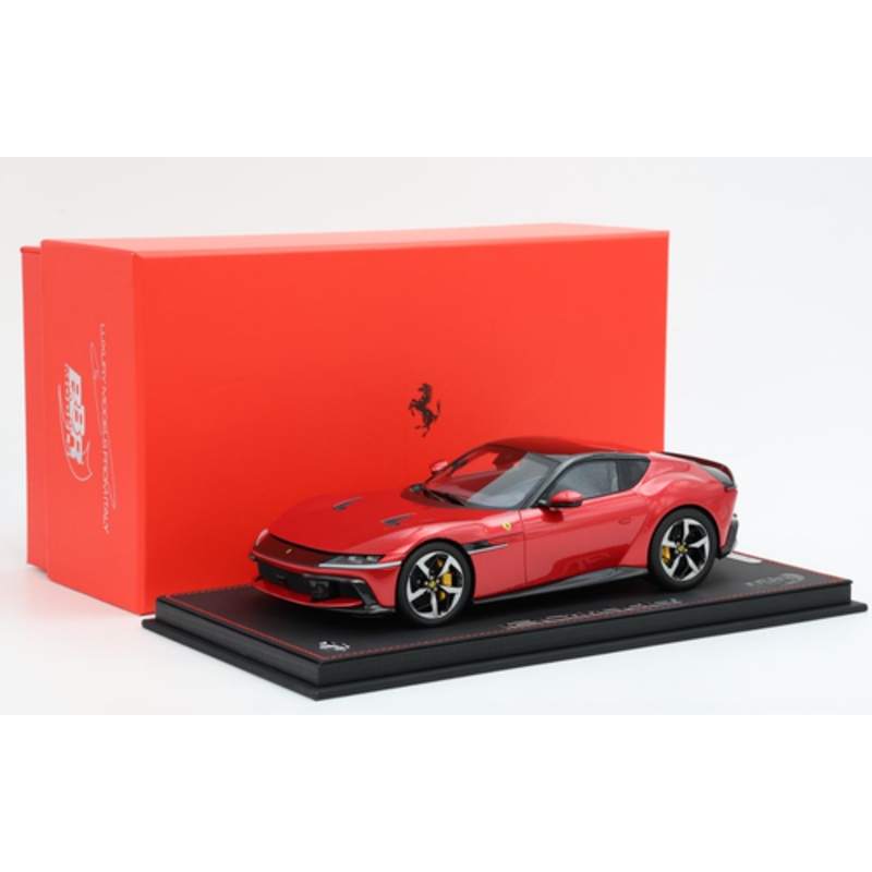 1/18 BBR Ferrari 12 Cilindri Coupe (Rosso Imola Red) Car Model