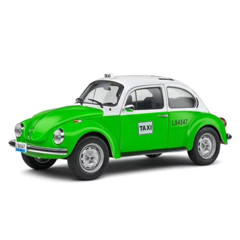1/18 Solido 1974 Volkswagen VW Beetle 1303 Taxi (Green) Diecast Car Model