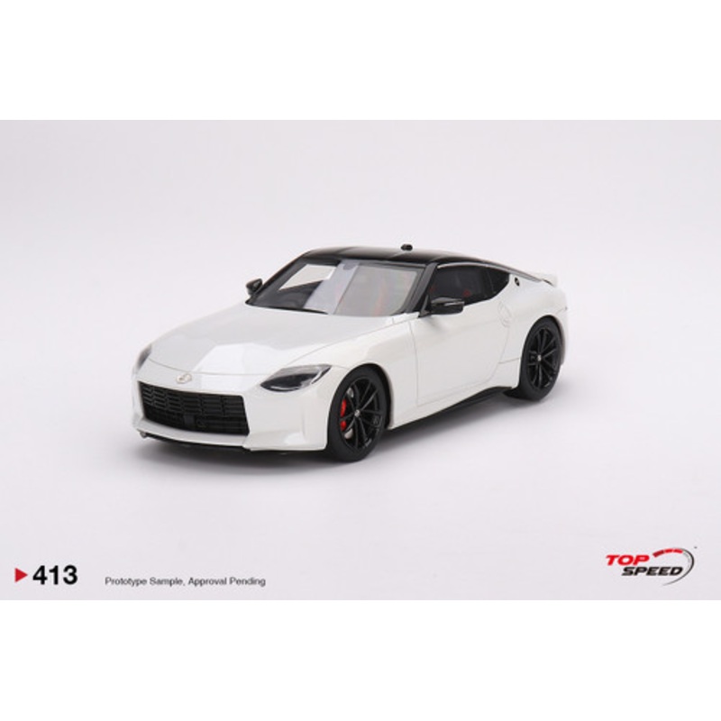 1/18 Top Speed 2023 Nissan Fairlady Z Version ST (Everest White) RHD Resin Car Model