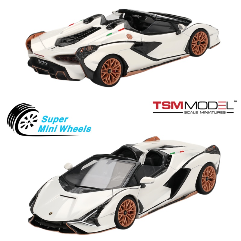 TSM-Model 1:43 Lamborghini Sin Roadster Bianco Asopo TSM430832