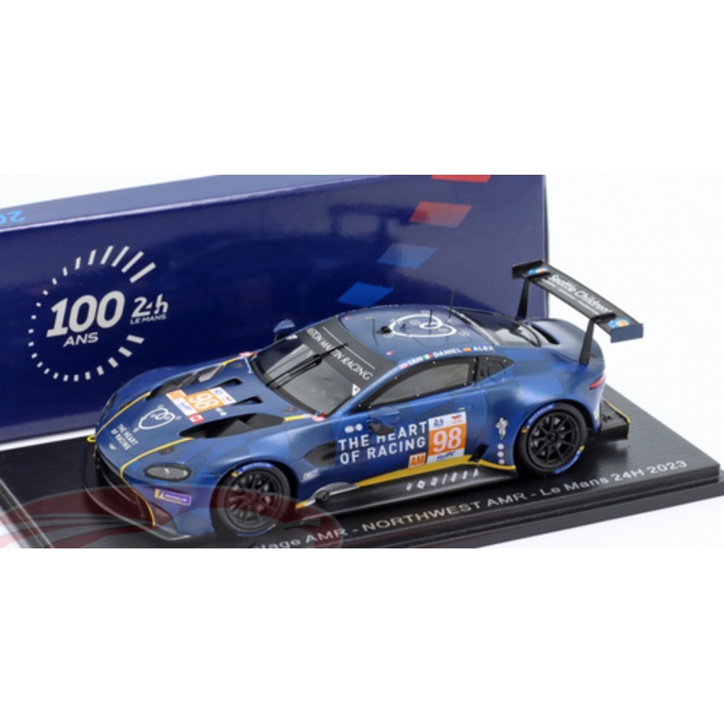 1/43 Spark Aston Martin Vantage AMR No.98 NORTHWEST AMR 24H Le Mans 2023 I. James - D. Mancinelli - A. Riberas Car Model