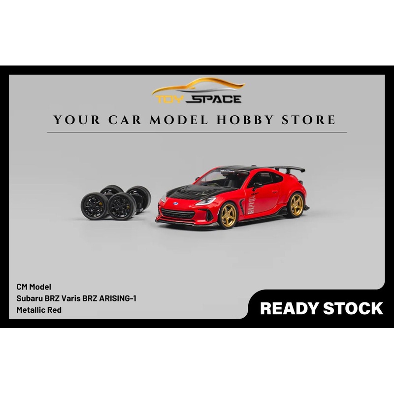 [CM MODEL] 1/64 Subaru BRZ Varis BRZ ARISING-1 Metallic Red