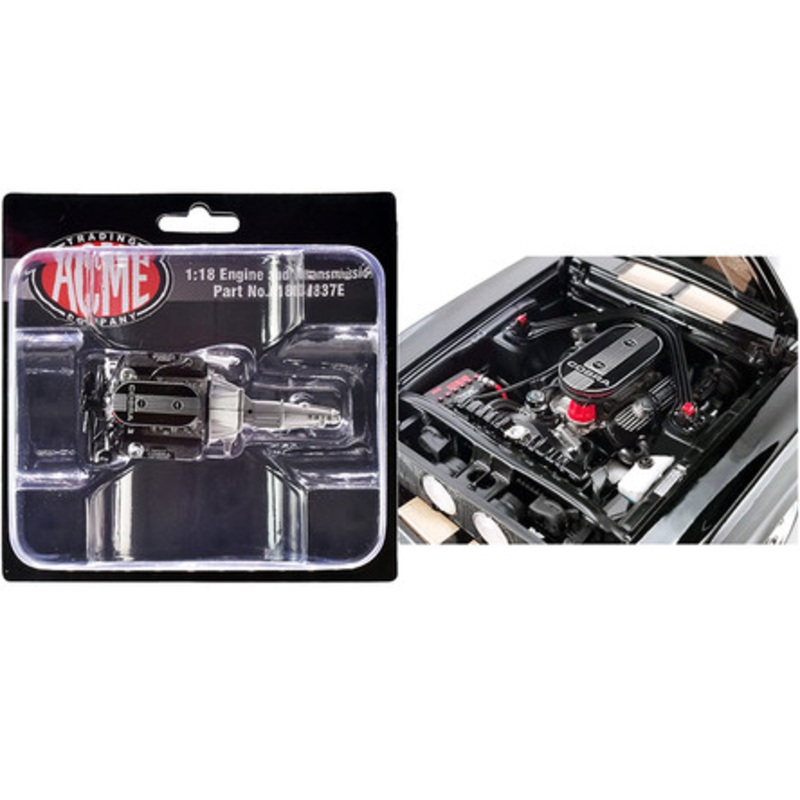 Engine and Transmission 428 Cobra Replica from "1967 Ford Mustang Shelby GT500" 1/18 by ACME