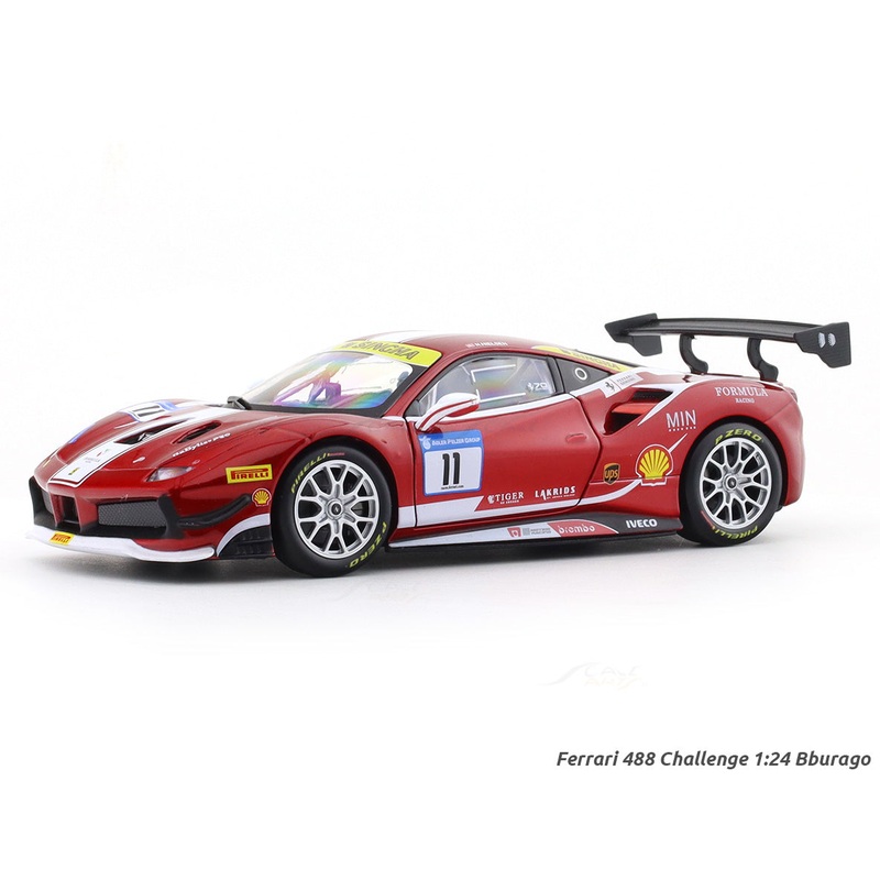 Ferrari 488 Challenge 1:24 Bburago licensed diecast Scale Model car collectible