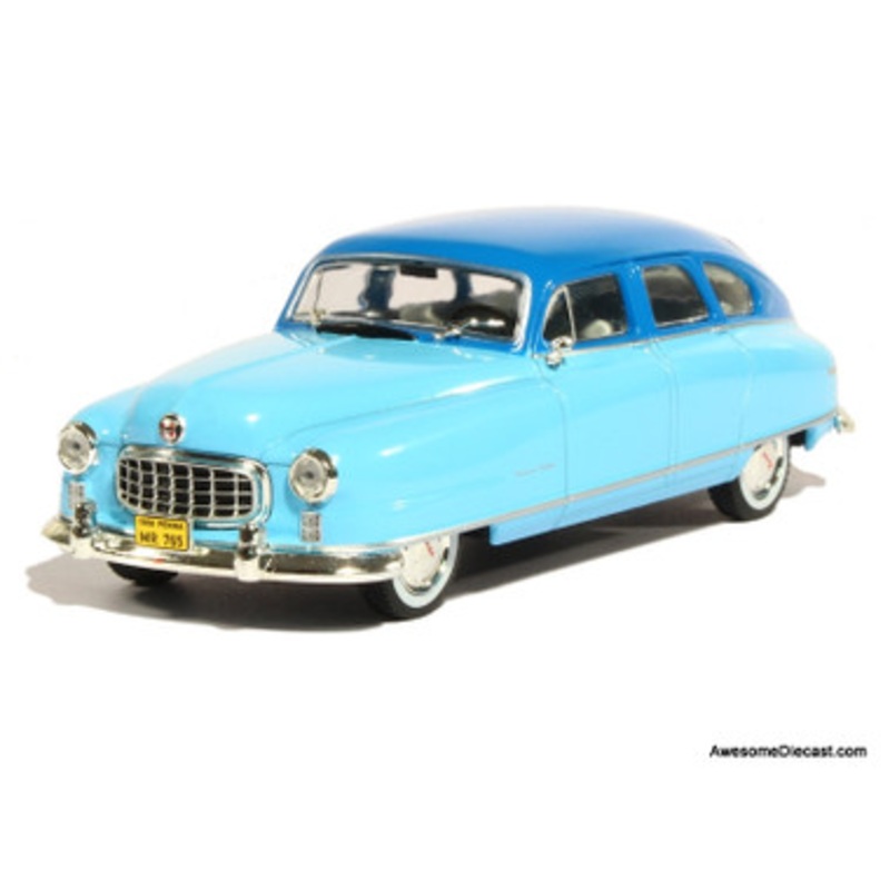 Whitebox 1:43 1950 Nash Ambassador, Blue/Light Blue