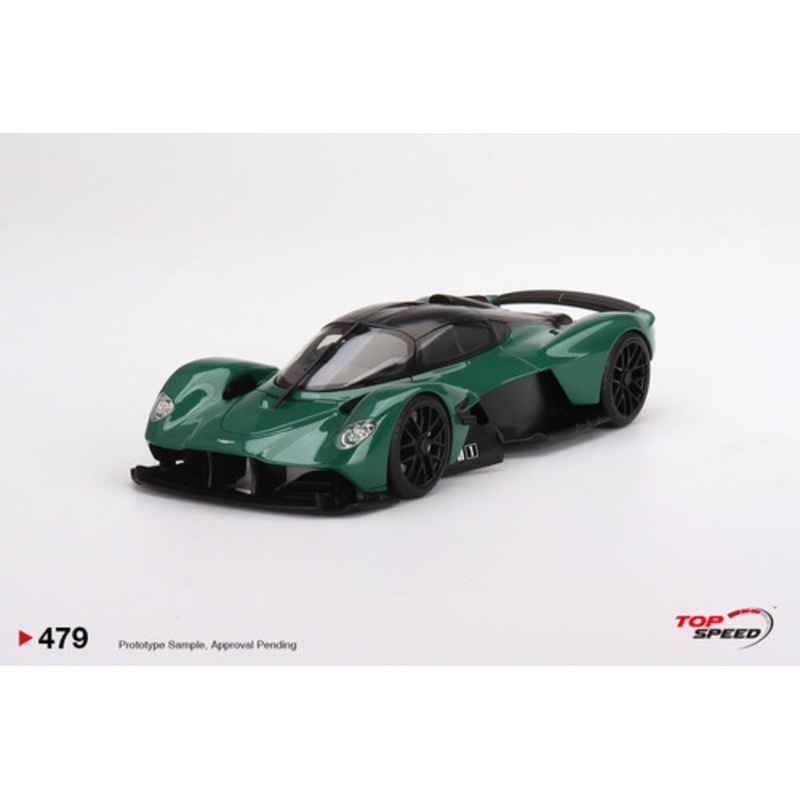 1/18 Top Speed Aston Martin Valkyrie (Aston Martin Racing Green) Resin Car Model