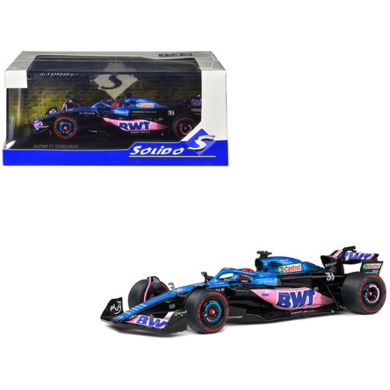 1/43 Solido 2023 Formula 1 Apine A523 Estabon Ocon Monaco GP Diecast Car Model