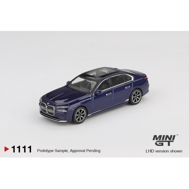 [Preorder] MINIGT 1:64 BMW i7 xDrive60 Tanzanite Blue Metallic MGT01111-BL