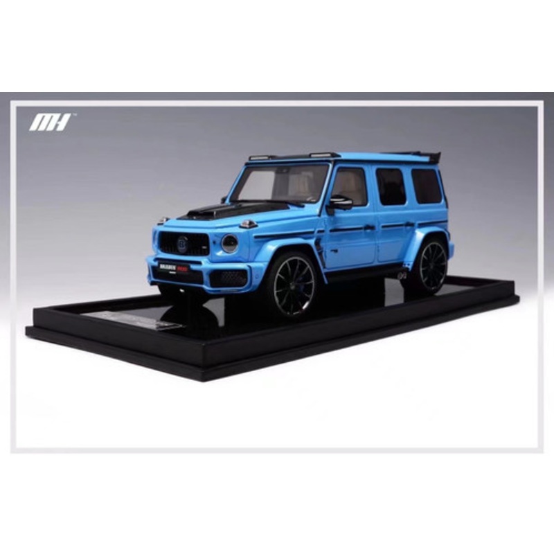1/18 Motorhelix Mercedes-Benz G-Class G-Klasse G63 AMG Brabus 800 (Blue) Resin Car Model Limited 99 Pieces