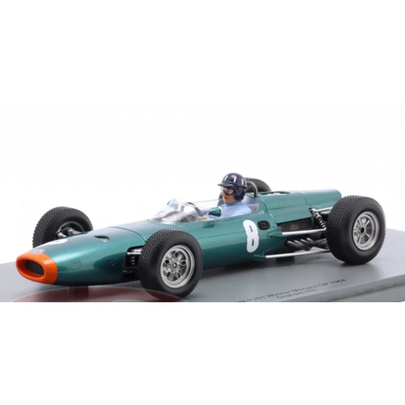 1/18 Spark 1964 Formula 1 BRM P261 No.8 Winner Monaco GP Car Model