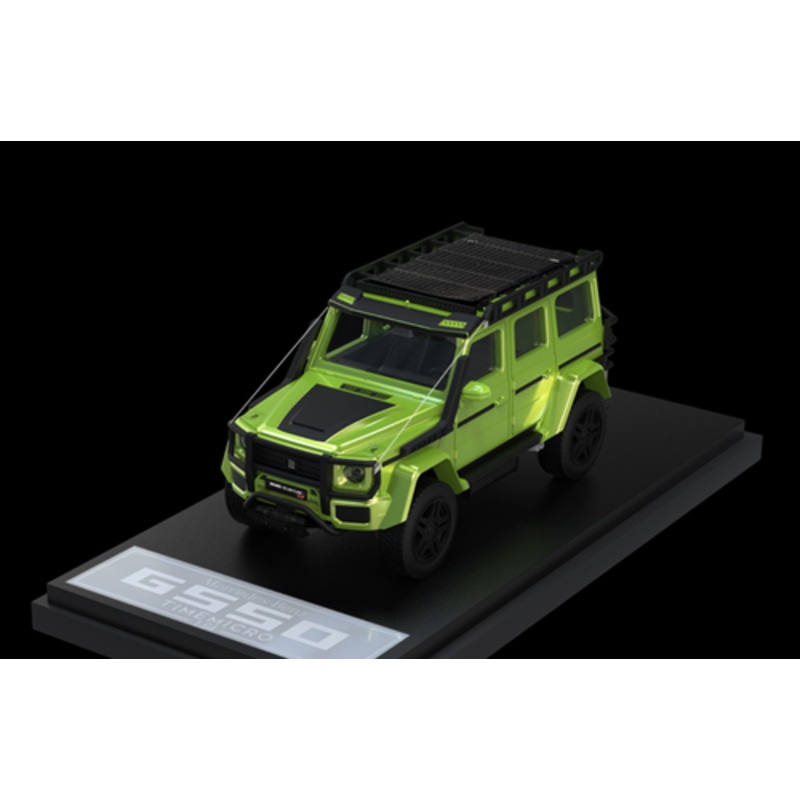1/64 Time Micro Mercedes-Benz Mercedes Brabus G550 (Green) Standard Edition Car Model