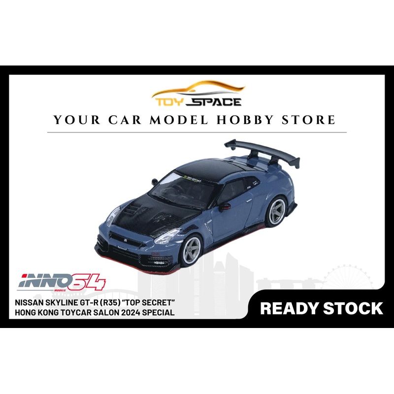 [INNO64] Nissan Skyline GTR (R35) "Top Secret" Hong Kong Toycar Salon 2024 Exclusive