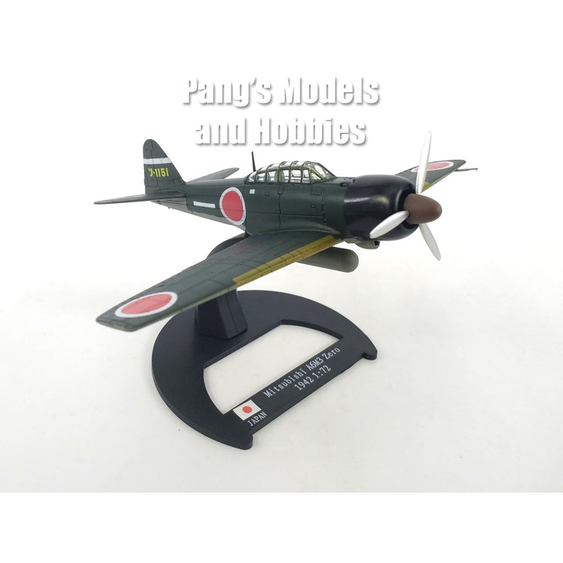 Mitsubishi A6M3 Zero Imperial Japanese Navy Fighter 1942 1/72 Scale Diecast Metal Model by Luppa