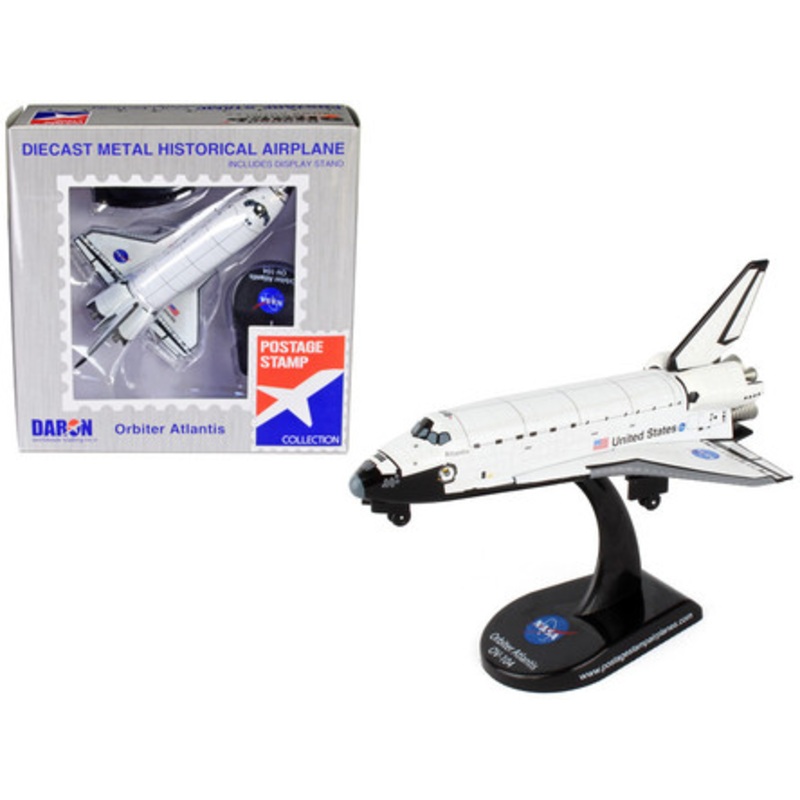 NASA Space Orbiter "Atlantis" (OV-104) "United States" 1/300 Diecast Model by Postage Stamp