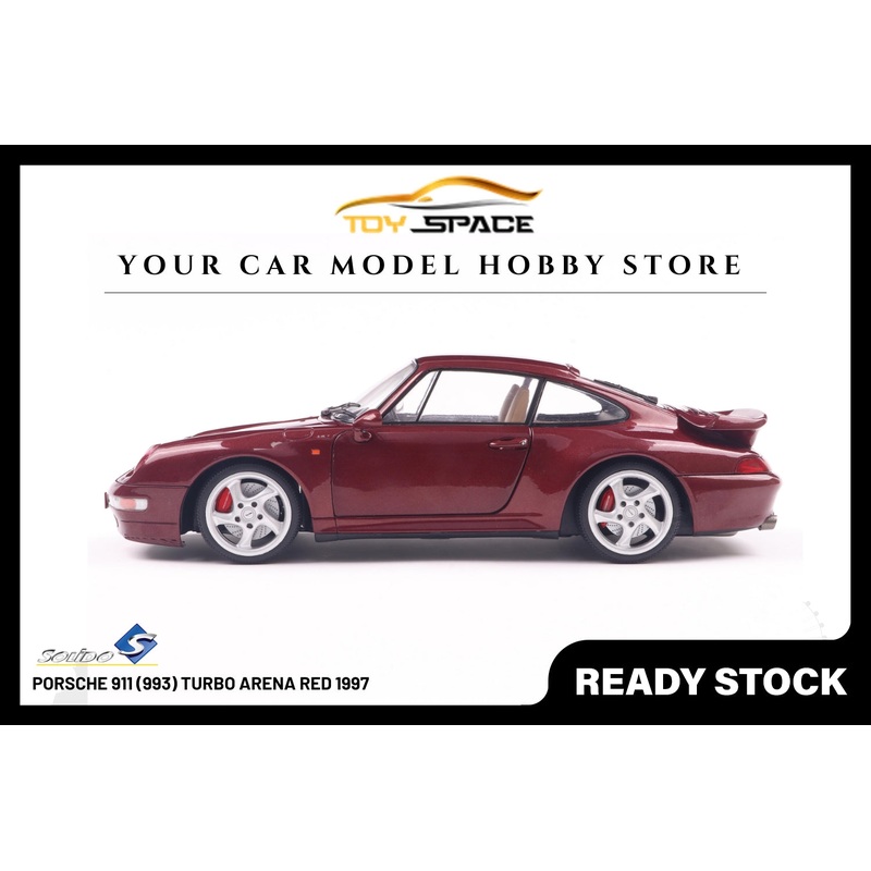 [SOLIDO] 1:18 Porsche 911 (993) Turbo Arena Red 1997