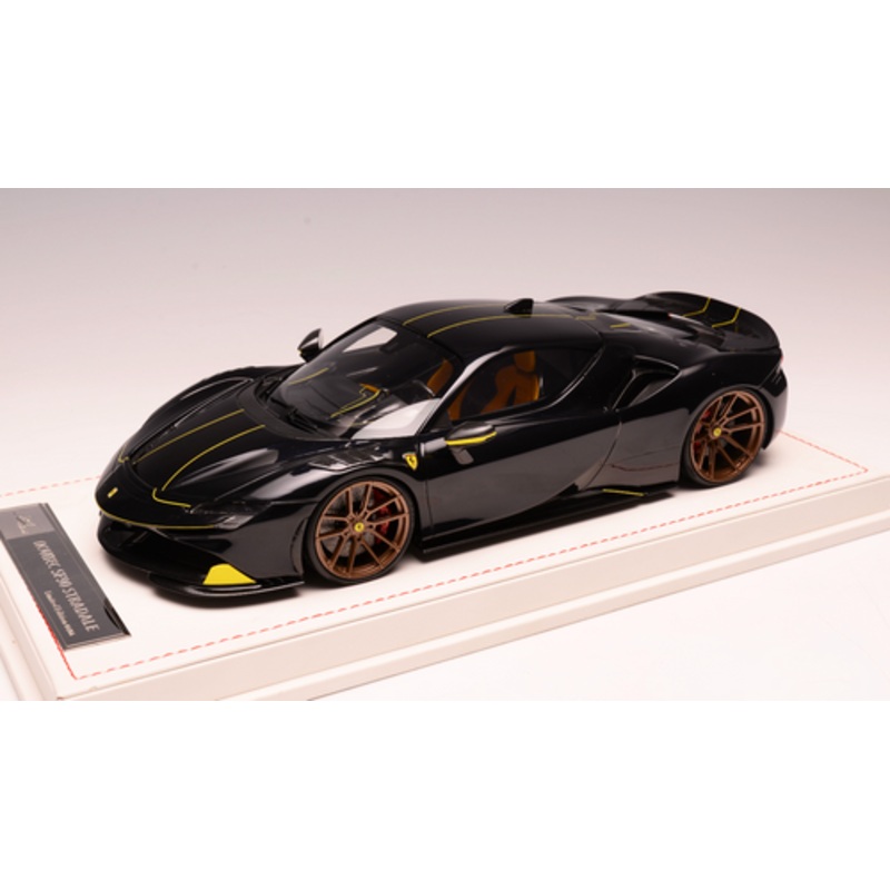 1/18 Ivy Ferrari SF90 Novitec (Black) Resin Car Model Limited 99 Pieces