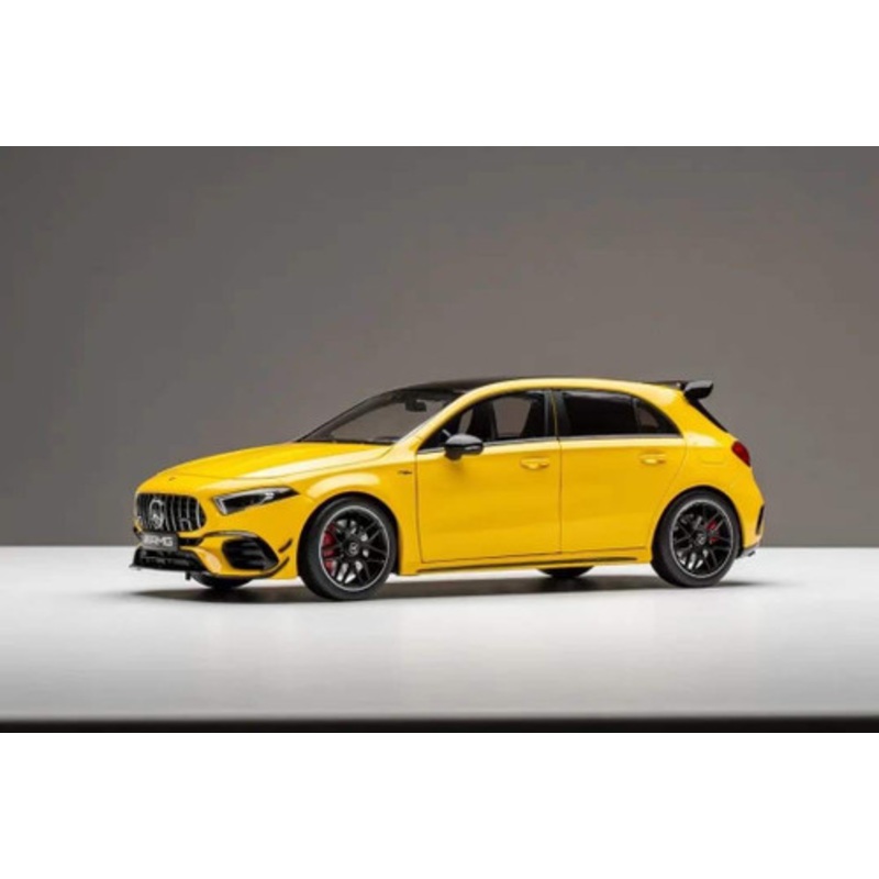 1/18 NZG Mercedes-Benz A45 AMG (Yellow) Diecast Car Model