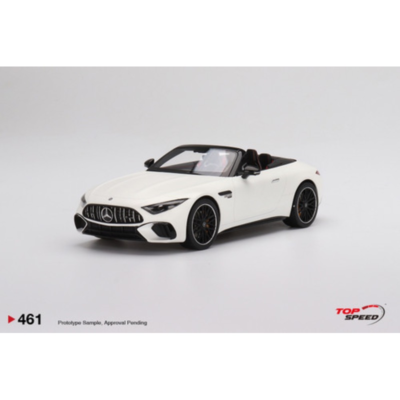 1/18 Top Speed Mercedes-AMG SL63 SL 63 Roadster (White) Resin Car Model