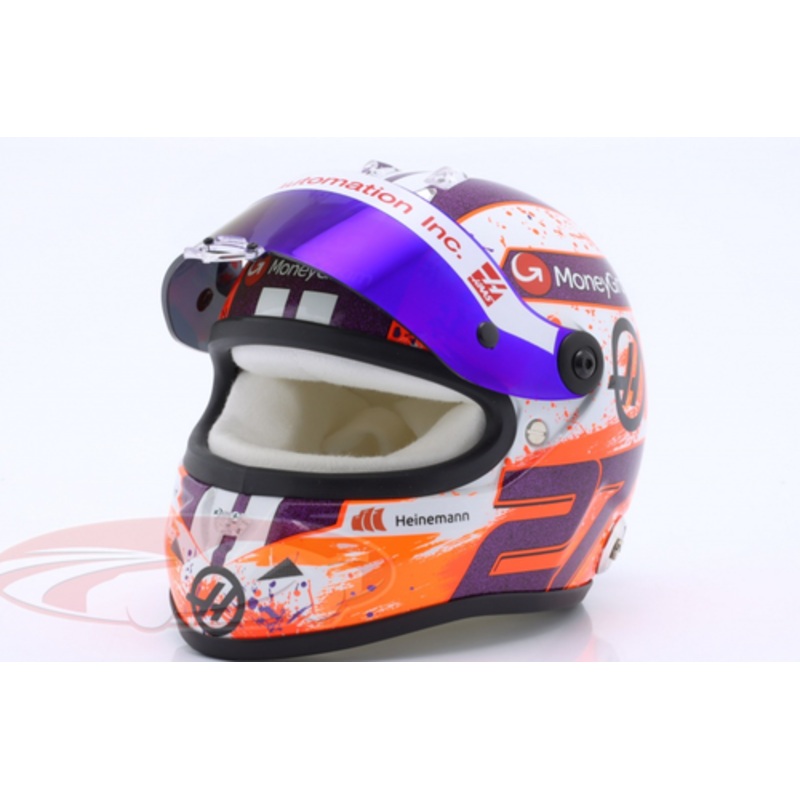 1/2 Schuberth 2023 Formula 1 Nico Hlkenberg #27 MoneyGram Haas Helmet Model