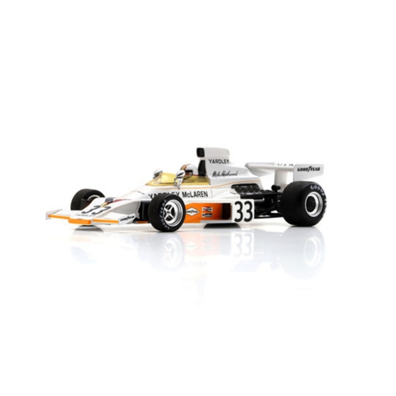1/43 Spark 1974 Formula 1 McLaren M23 No.33 4th Dutch GP 1974 Mike Hailwood Car Model