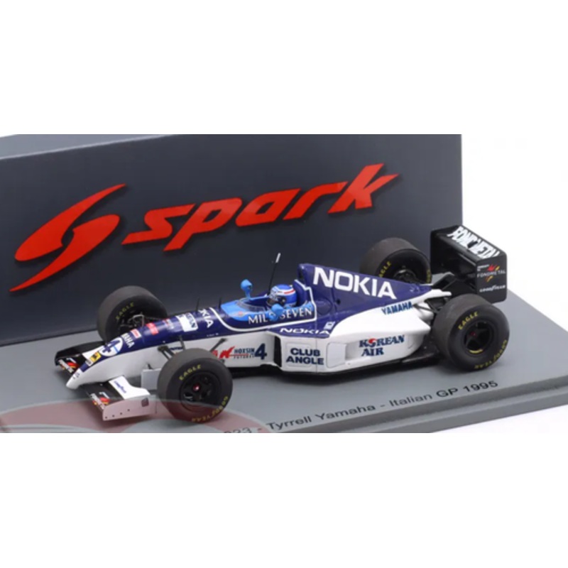 1/43 Spark Tyrrell 023 No.4 Tyrrell Yamaha Italian GP 1995 Mika Salo Car Model