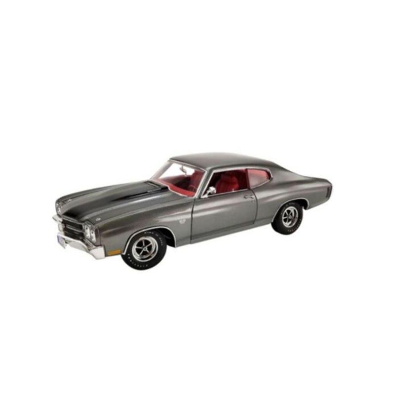1/18 ACME 1970 Chevrolet Chevelle LS/6 SS - Shadow Grey Diecast Car Model