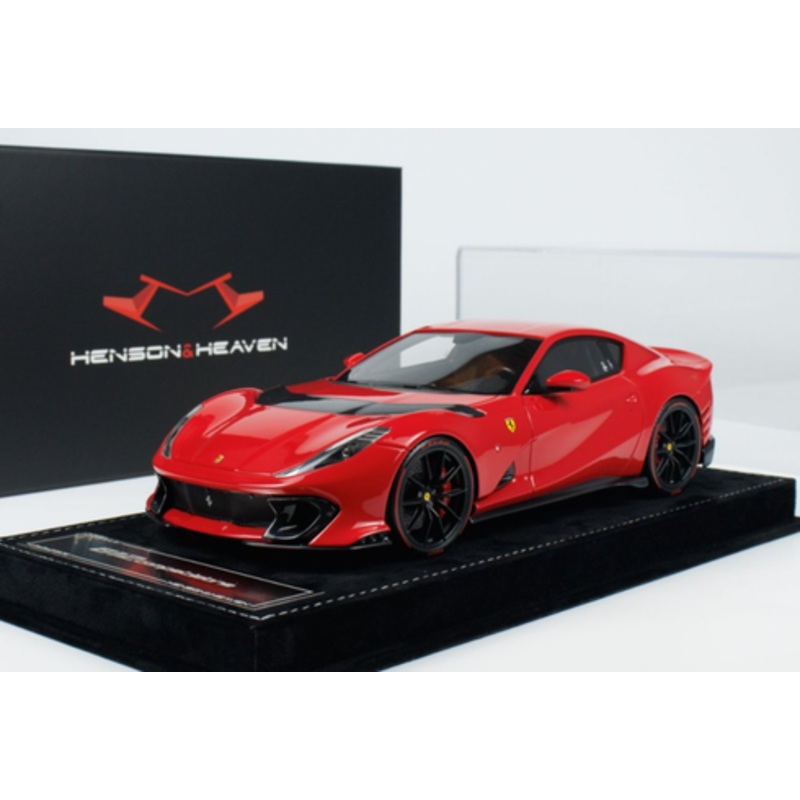 1/18 HH Model Ferrari 812 Competizione (Rosso Corsa Red) Car Model Limited 30 Pieces