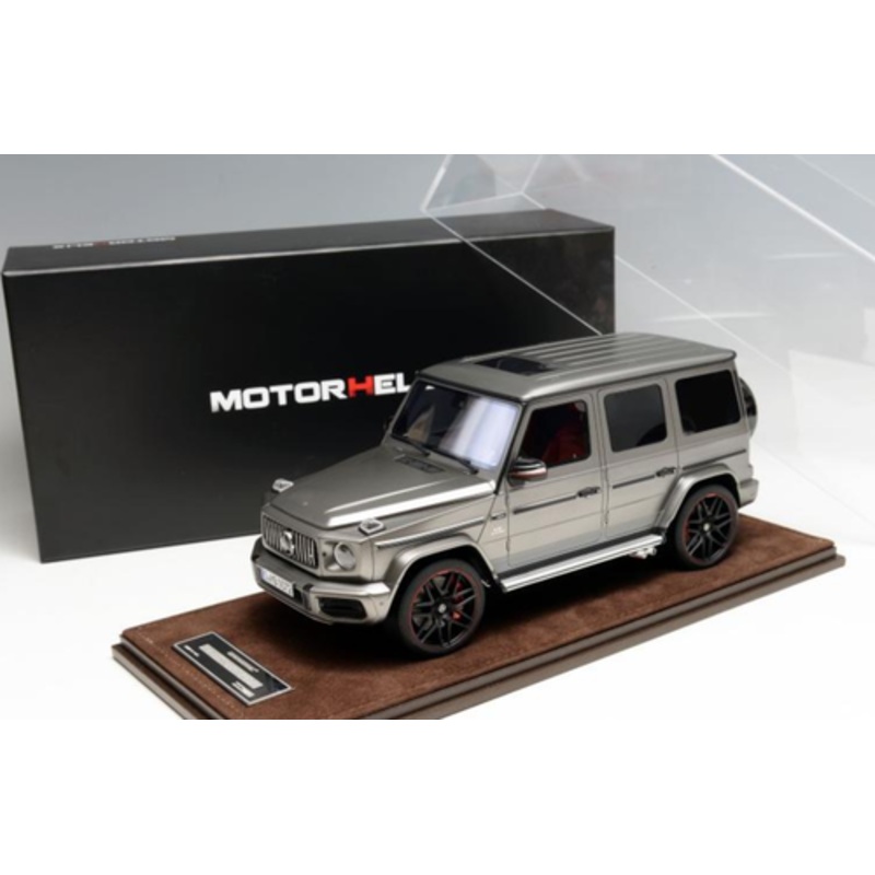 1/18 Motorhelix Mercedes-Benz Mercedes G-Class G-Klasse G63 AMG (Matte Grey) Resin Car Model