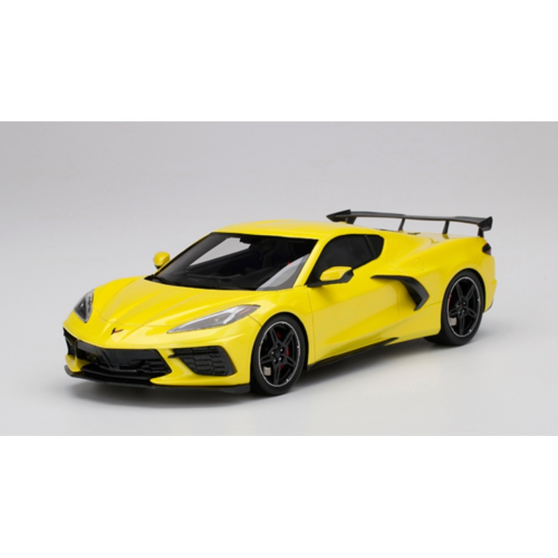 1/18 Top Speed 2020 Chevrolet Corvette C8 Stingray (Accelerate Yellow Metallic) Car Model