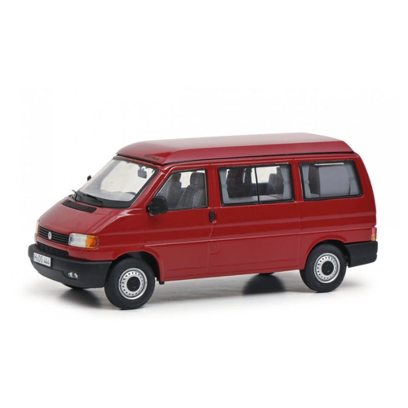 1/43 Schuco Volkswagen VW T4a California Van (Dark Red) Car Model