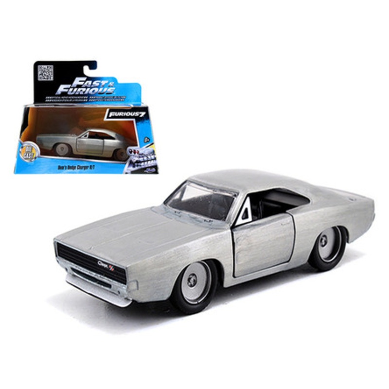 Dom's Dodge Charger R/T Bare Metal "Fast & Furious 7" Movie 1/32 Diecast Model Car by Jada