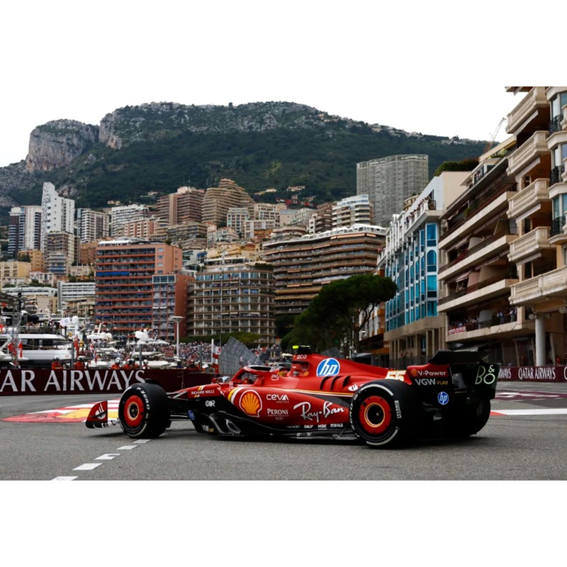 [Preorder] BBR 1:43 Ferrari SF24 Monaco GP 2024 Carlos Sainz Third Position