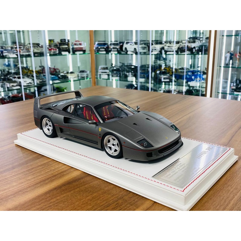 1/18 Resin Model Davis & Giovanni Ferrari F40 Matt Grey Limited to 20 Pcs.