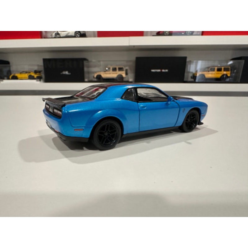 1/38 Kinsmart 2023 Dodge Challenger SRT Demon 170 (Blue) Diecast Car Model