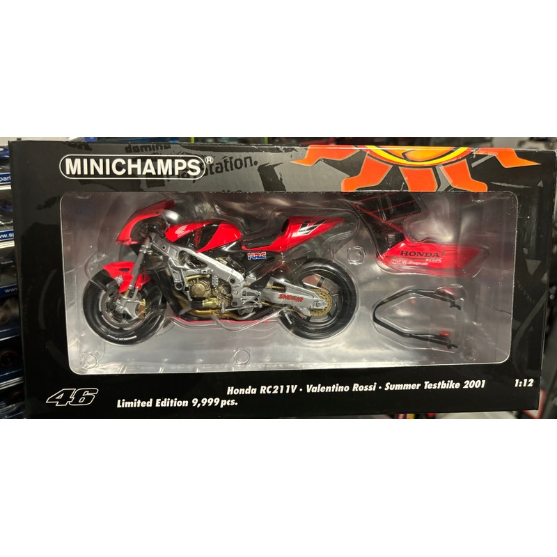 Valentino Rossi 2001 Test Bike Honda RC211V 1:12-  Minichamps