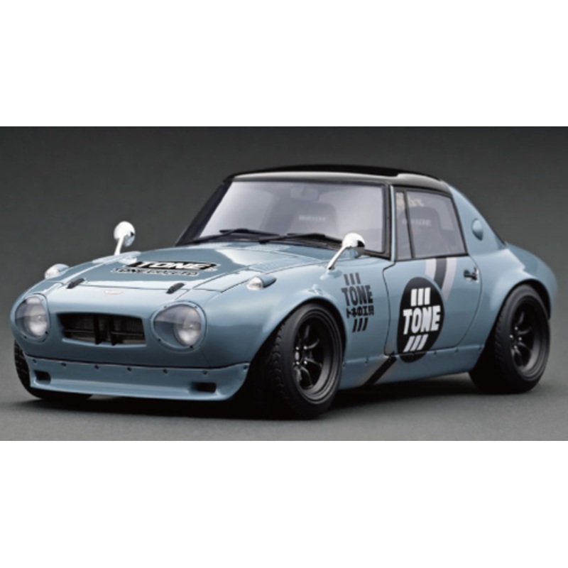 1/18 Ignition Model Toyota Sports 800 NOB Hachi 2023 TAS Ver Light Gray (Limit 80 Pieces)