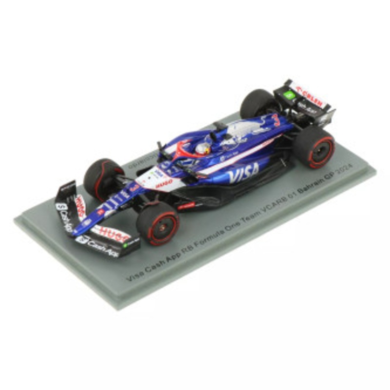 1/43 Spark 2024 Visa Cash App RB Formula One Team VCARB 01 No.3 Bahrain GP Daniel Ricciardo Car Model