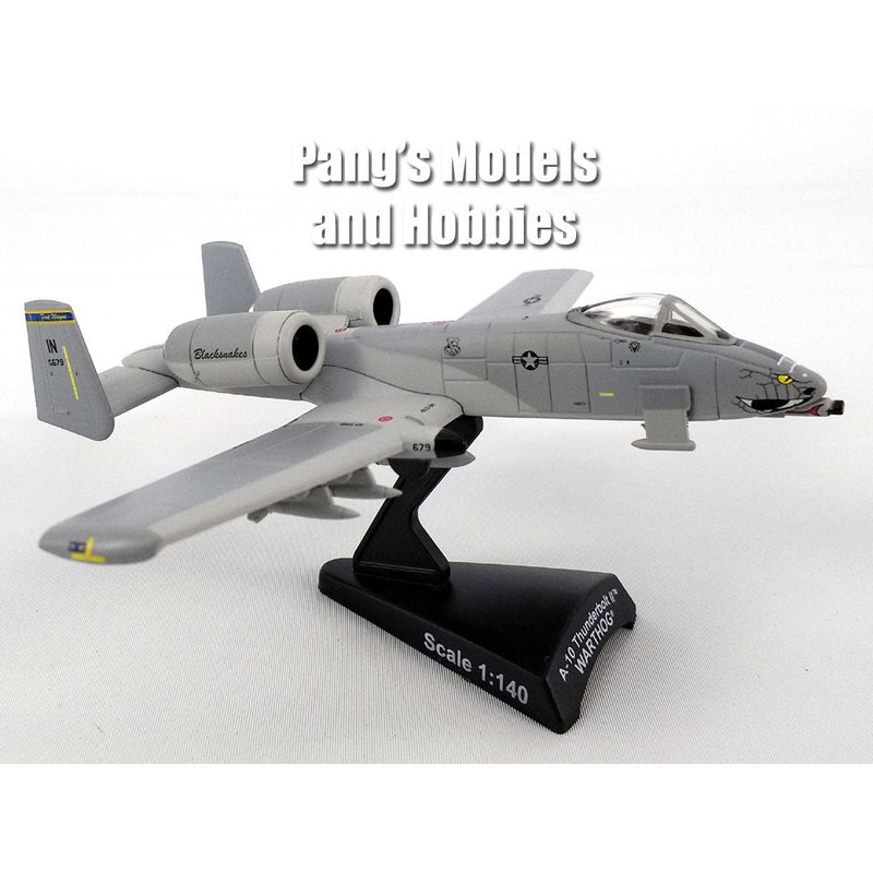 A-10 Thunderbolt II / Warthog "Blacksnakes" 163rd FS 1/140 Scale Diecast Metal Model by Daron
