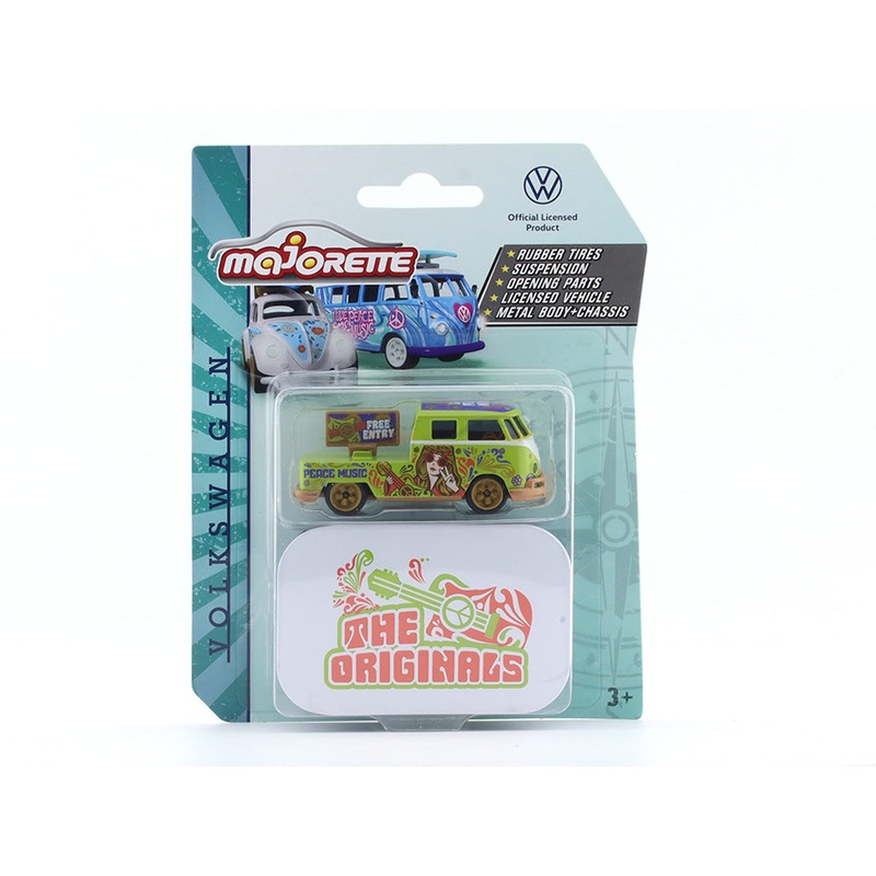 Volkswagen T1 green The Originals 1:64 Majorette scale model car