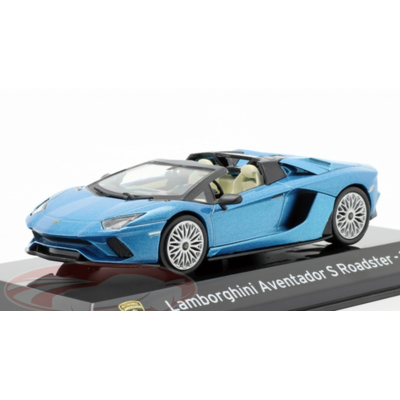 1/43 Altaya 2017 Lamborghini Aventador S Roadster (Blue Metallic) Car Model