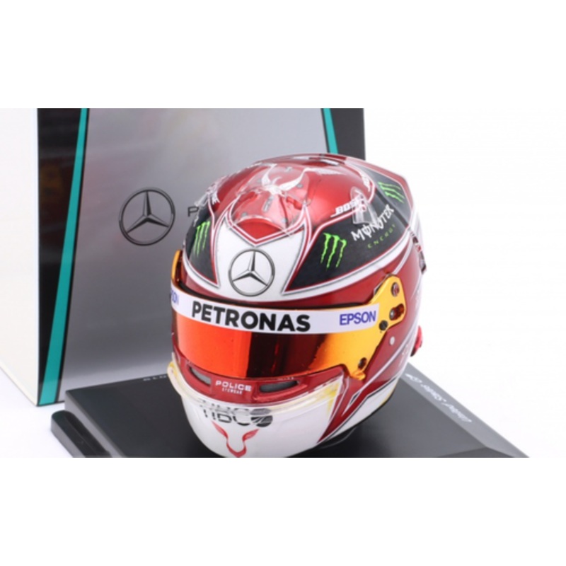 1/5 Spark 2019 Formula 1 Lewis Hamilton United States GP F1 World Championship Helmet Model